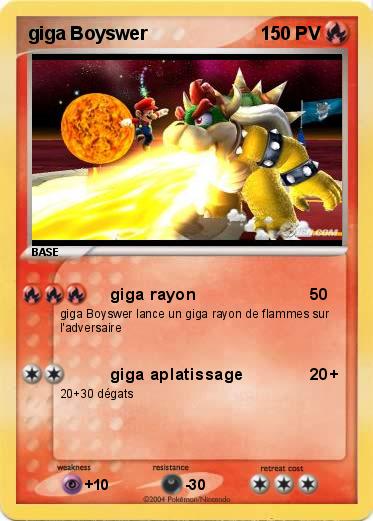 Pokemon giga Boyswer