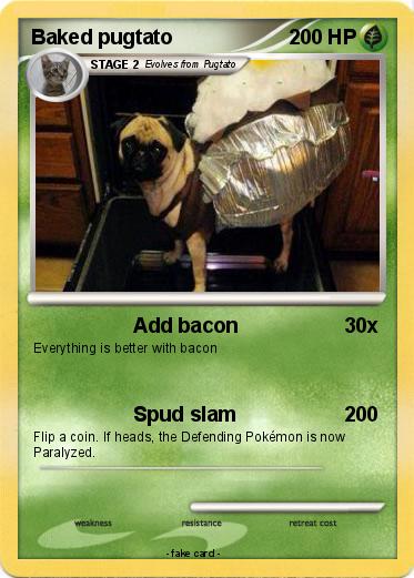 Pokemon Baked pugtato