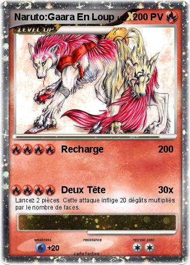 Pokemon Naruto:Gaara En Loup