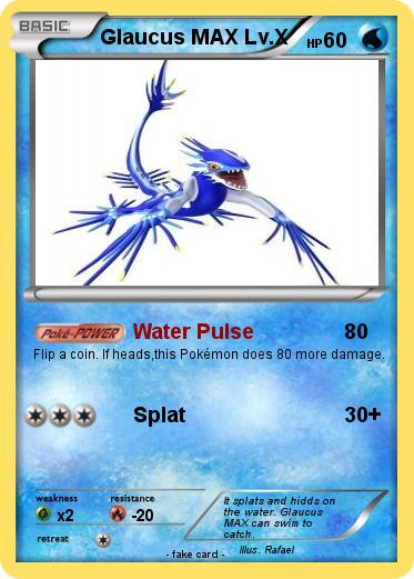 Pokemon Glaucus MAX Lv.X