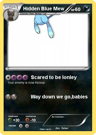 Pokemon Hidden Blue Mew