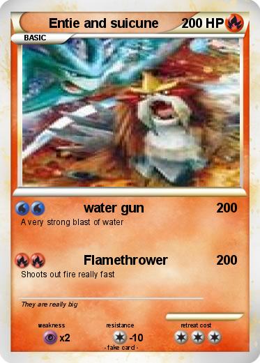 Pokemon Entie and suicune