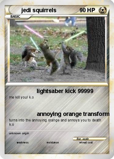 Pokemon jedi squirrels