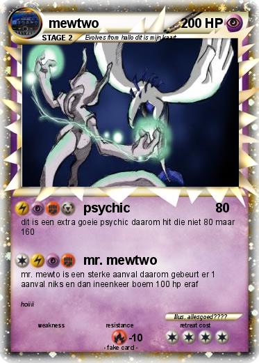 Pokemon mewtwo