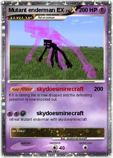 Pokemon Mutant enderman EX
