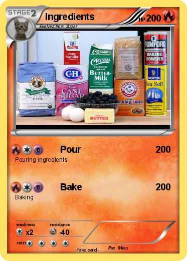 Pokemon Ingredients