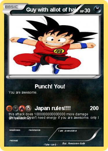 Pokemon Guy with allot of hair
