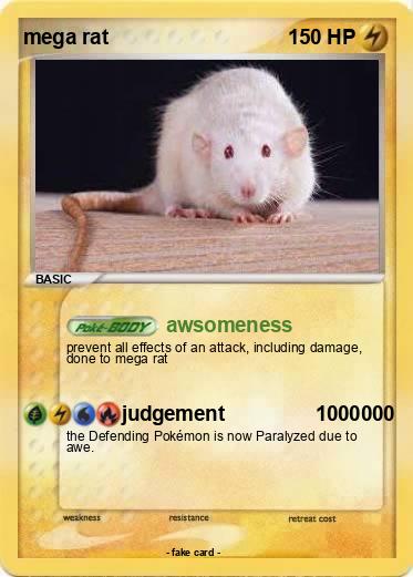 Pokemon mega rat