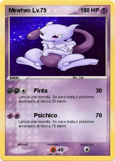 Pokemon Mewtwo Lv.75