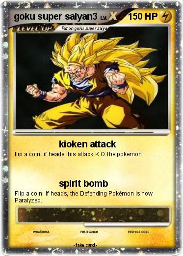 Pokemon goku super saiyan3