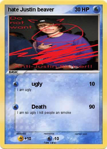 Pokemon hate Justin beaver