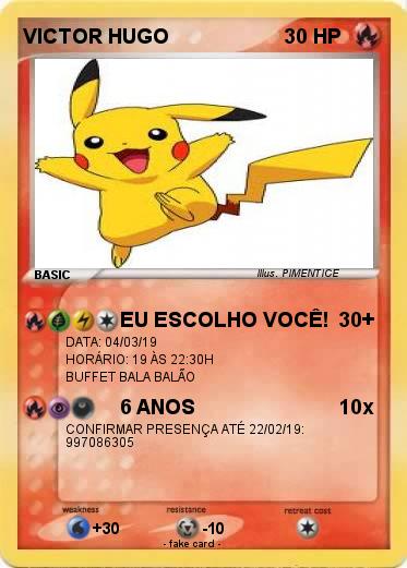 Pokemon VICTOR HUGO