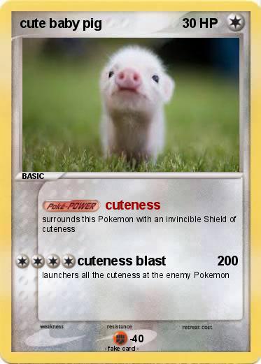 Pokemon cute baby pig