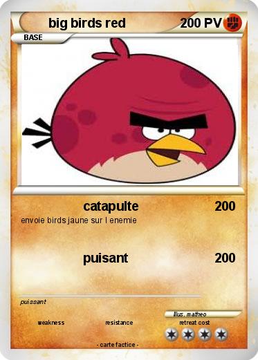 Pokemon big birds red