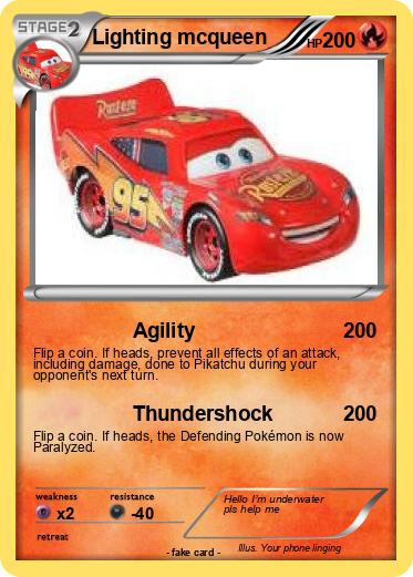 Pokemon Lighting mcqueen