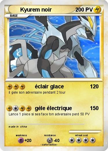 Pokemon Kyurem noir