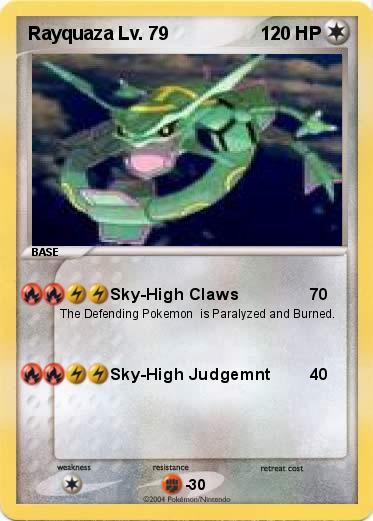 Pokemon Rayquaza Lv. 79