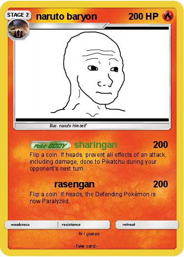 Pokemon naruto baryon