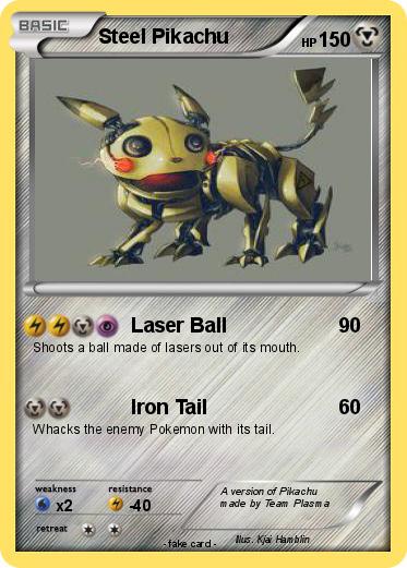 Pokemon Steel Pikachu