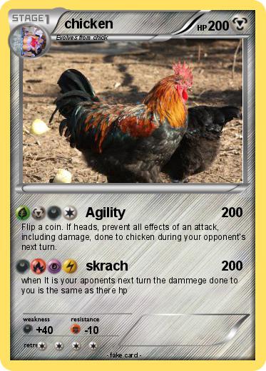 Pokemon chicken