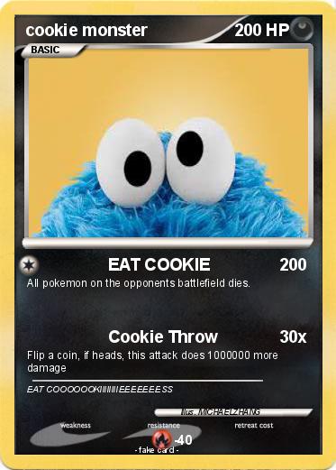 Pokemon cookie monster