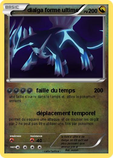 Pokemon dialga forme ultime