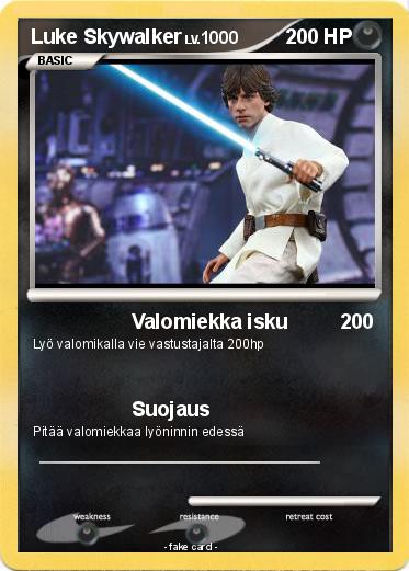 Pokemon Luke Skywalker