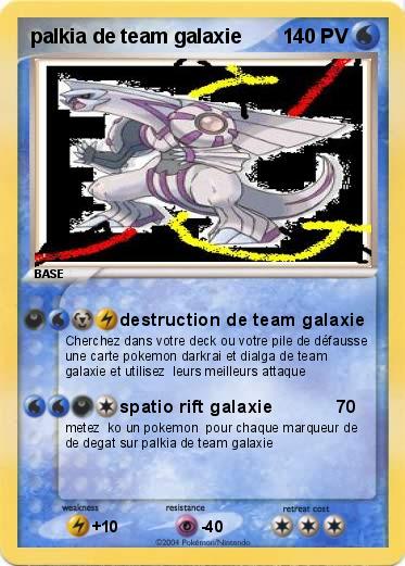 Pokemon palkia de team galaxie