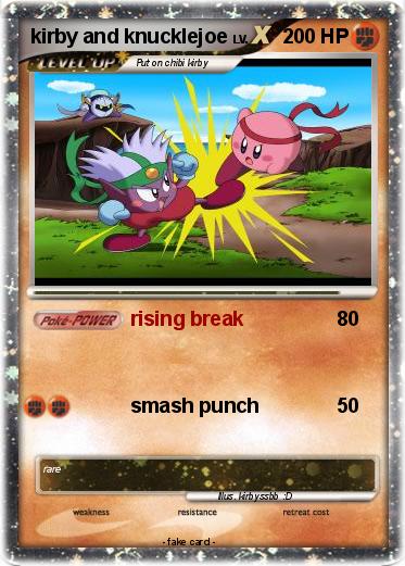 Pokemon kirby and knucklejoe