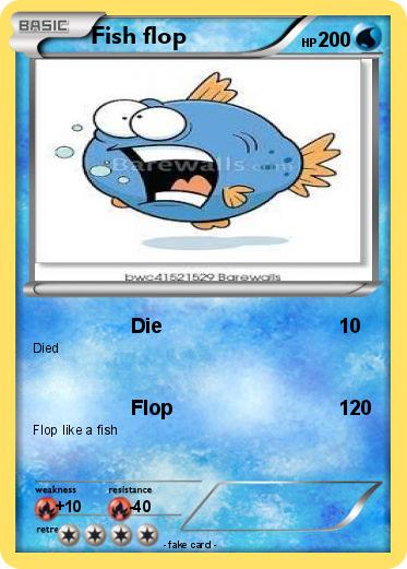 Pokemon Fish flop