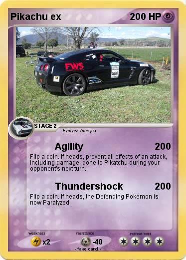 Pokemon Pikachu ex