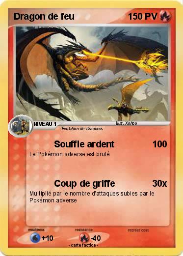 Pokemon Dragon de feu