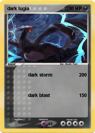 Pokemon dark lugia