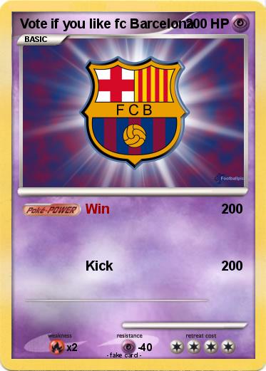 Pokemon Vote if you like fc Barcelona