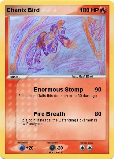 Pokemon Chanix Bird