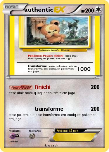 Pokemon authentic