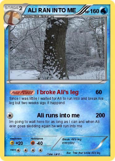 Pokemon ALI RAN INTO ME