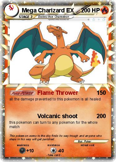 Pokemon Mega Charizard EX
