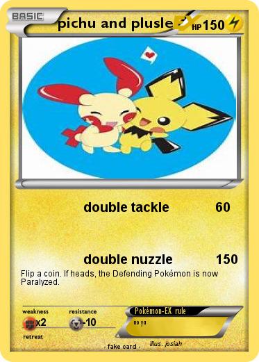 Pokemon pichu and plusle