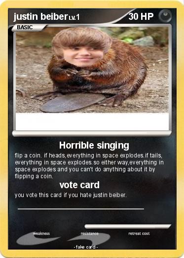 Pokemon justin beiber