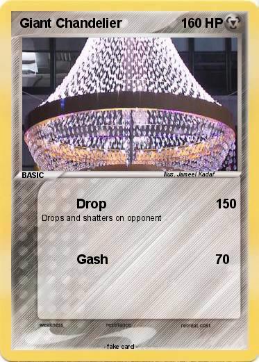 Pokemon Giant Chandelier