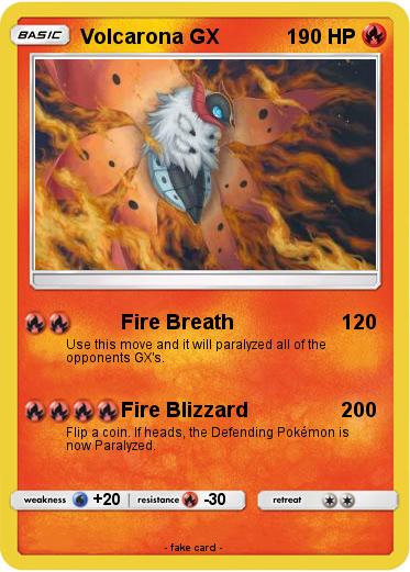 Pokemon Volcarona GX
