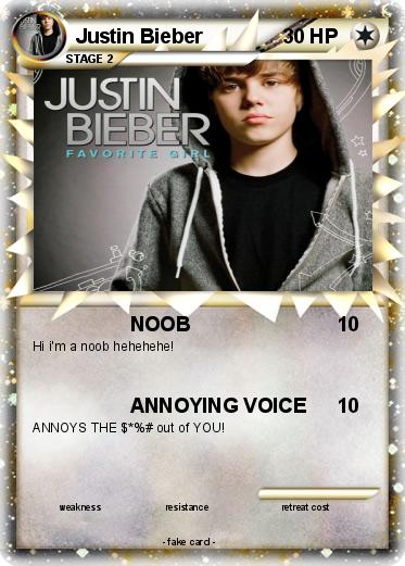 Pokemon Justin Bieber