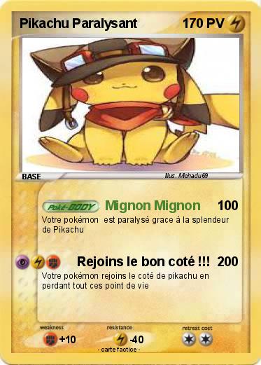 Pokemon Pikachu Paralysant