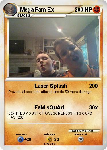 Pokemon Mega Fam Ex
