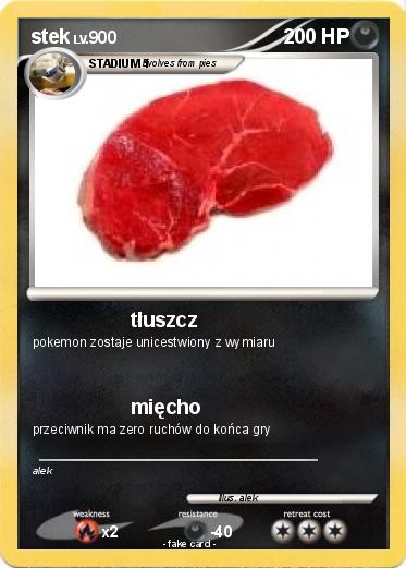 Pokemon stek
