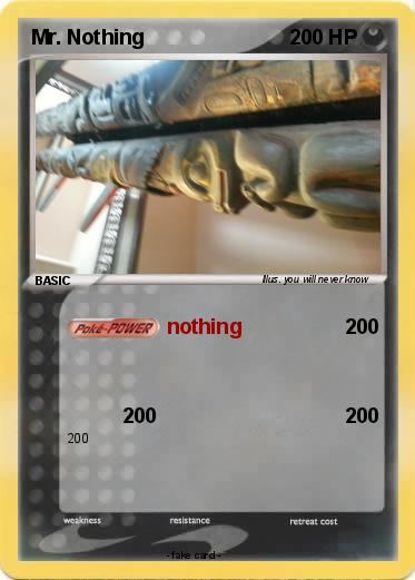 Pokemon Mr. Nothing