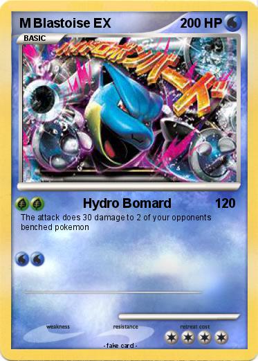 Pokemon M Blastoise EX