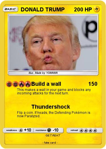 Pokemon DONALD TRUMP
