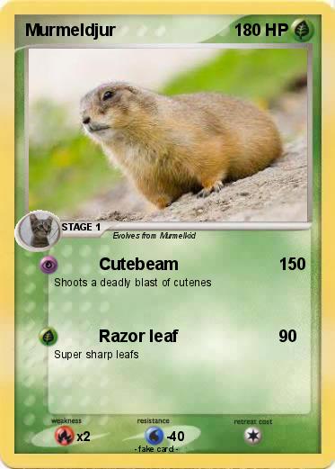 Pokemon Murmeldjur